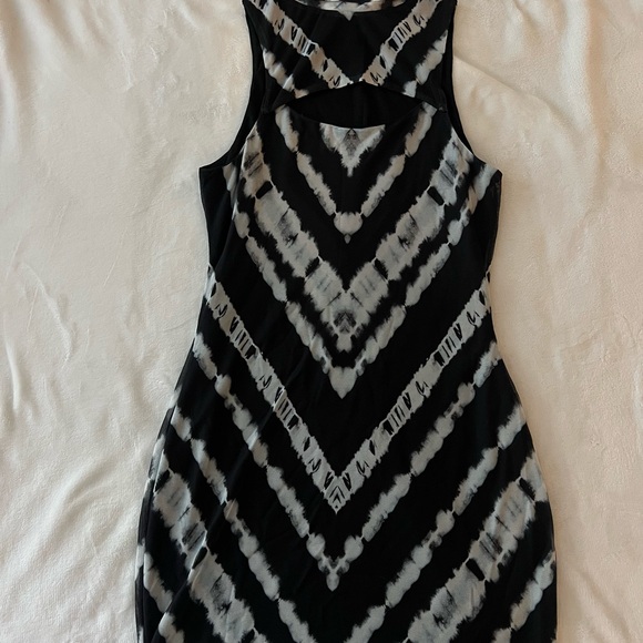 Bar III Black and Gray Women's Dress Small - Picture 1 of 7